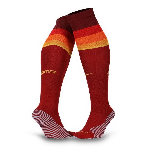 Chaussette As Roma Domicile 2020-21 Rouge